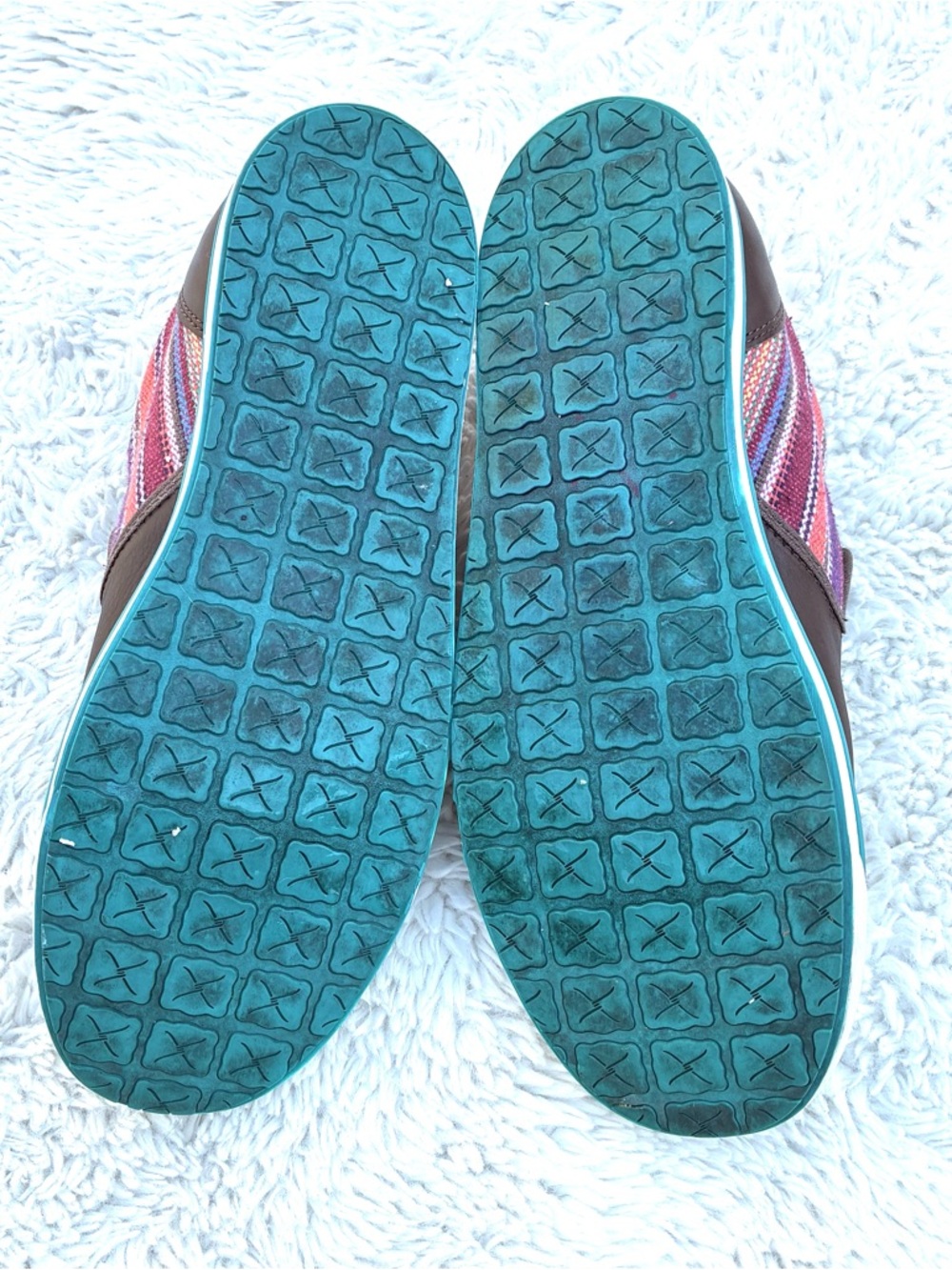 Twisted X Brown Leather Embroidered Be Brave Women’s Loafers Sz 10 - Picture 7 of 10